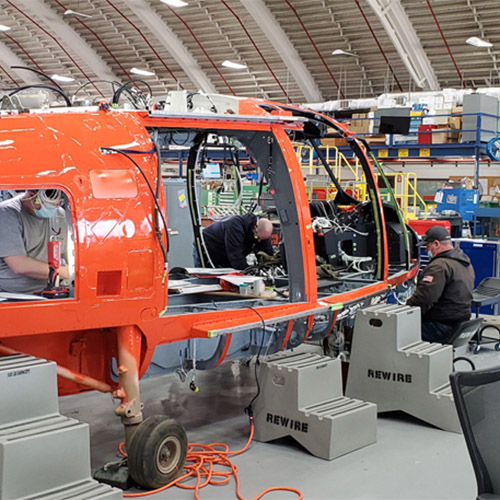 Yulista Support Services supports the MH-65D Cockpit Upgrade